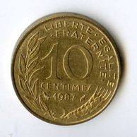 10 Centimes r.1987 (wč.640)