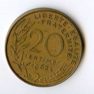 20 Centimes r.1963 (wč.681)