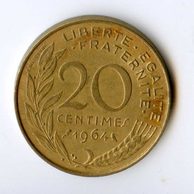 20 Centimes r.1964 (wč.683)