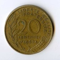 20 Centimes r.1967 (wč.688)
