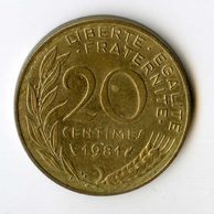 20 Centimes r.1981 (wč.716)
