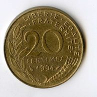 20 Centimes r.1994 (wč.746)