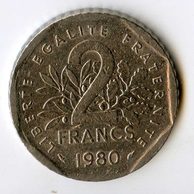 2 Francs r.1980 (wč.983)