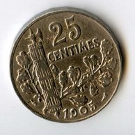 25 Centimes 1905 (wč.1330)