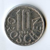 10 Groschen r.1986 (wč.381)