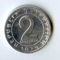 2 Groschen r.1974 (wč.500)