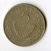 5 Schilling r.1986 (wč.824)
