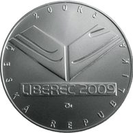 Stříbrná mince 200 Kč - FIS mistrovství světa v klasickém lyžování provedení proof (ČNB 2009)