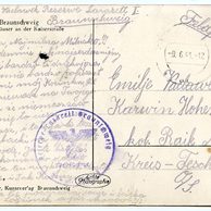 D 45807 - Feldpost+,,Reich" razítka 