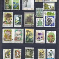 známky - soubor č.4 - Fauna + Flóra 