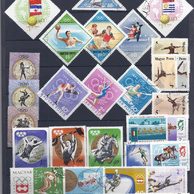 známky - soubor č.23 - Doprava + Sport 