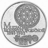 100 Kčs Muzeální slovenská společnost (1993) (Wč.203)