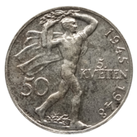 50 Kčs 3.výročí pražského povstání (1948) (Wč.105)