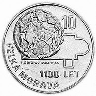 10 Kčs 1000. výročí Velké Moravy 866-1966 (1966) (Wč.122)