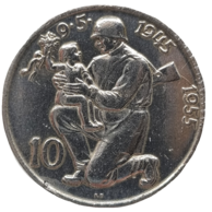10 Kčs 10.výročí osvobození Československa (1955) (Wč.113)