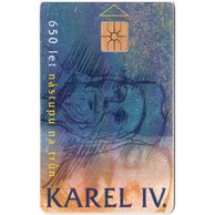 TK152 - Telefonní karta ČR Telecom - Karel IV. (36/07.96/100)