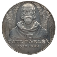 100 Kčs 650. výročí narození Petra Parléře (1980)  (Wč.152)