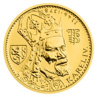 Zlatý dukát ČR 2025 - Novoražba karlovského dukátu, dukátový lesk (ČM 2025)