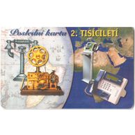 TK206 - Telefonní karta ČR Telecom - Poslední karta 2.tisíciletí (45/10.00/50 175Kč)
