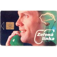 TK240 - Telefonní karta ČR Telecom - Zelená linka (28/05.96/100)