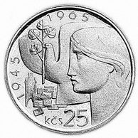25 Kčs 20. výročí osvobození Československa (1965) (Wč.120)