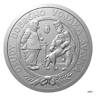 Stříbrná medaile Josef Lada - Osudy dobrého vojáka Švejka - Stájový pinč proof (ČM 2026) 