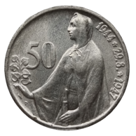 50 Kčs 3.výročí Slovenského národního povstání (1947) (Wč.103)