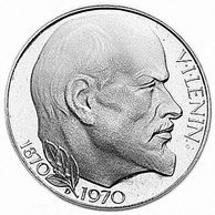 50 Kčs 100. výročí narození Vladimíra Iljiče Lenina  (1970)  (Wč.131)
