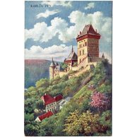 F 59057 - pohlednice Karlův Týn - Karlštejn