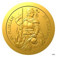 Zlatá mince Patroni - Sv. Florián  proof (ČM 2026)