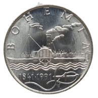 50 Kčs Parník Bohemia (1991) (Wč.195)