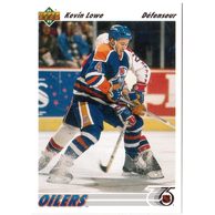 HK119 - Upper Deck karta - Kevin Lowe č.186 (1991-92)