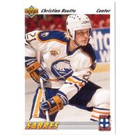 HK145 - Upper Deck karta - Christian Ruuttu č. E11 (1991-92)
