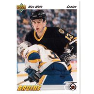 HK159 - Upper Deck karta - Wes Walz č. 123 (1991-92)
