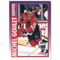 HK244 - Score karta - Michel Goulet č. 375 ( 1991-92)