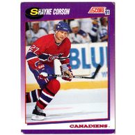 HK256 - Score karta - Shayne Corson č. 65  (1991-92)