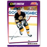 HK274 - Score karta - Dave Christian č. 292 (1991-92)