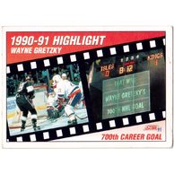 HK350 - Score karta - Wayne Gretzky č. 303 ( 1990-91)