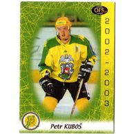 HK357 - OFS karta - Petr Kuboš č. 69 (2002 - 2003)