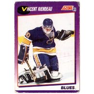 HK380 - Score karta - Vincent Riendeau č. 23 ( 1991-92)