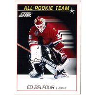 HK383 - Score karta - Ed Belfour č. 348 ( 1991-92)
