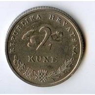 Mince Chorvatsko  2 Kune 1993 (wč.571)   