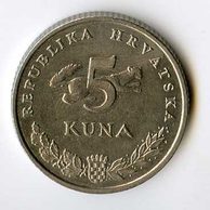 Mince Chorvatsko  5 Kuna 2001 (wč.622)   
