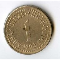 Mince Jugoslávie  1 Dinar 1990 (wč.810)  