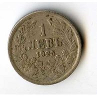 Mince Bulharsko  1 Lev 1925 (wč.50)   