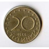 Mince Bulharsko  20 Stotinki 1999 (wč.491)   