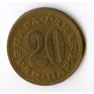 Mince Jugoslávie  20 Para 1973 (wč.229) 