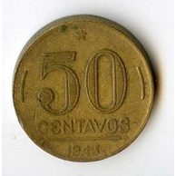Mince Brazílie  50 Centavos 1943 (wč.150)        