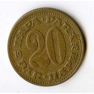 Mince Jugoslávie  20 Para 1975 (wč.232)