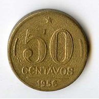 Mince Brazílie  50 Centavos 1956 (wč.164)            